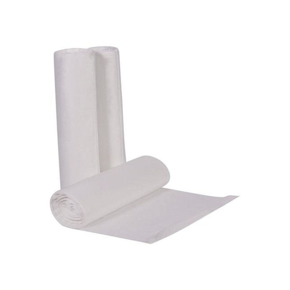 High-Density Waste Can Liners, 45 gal, 11 mic, 40" x 48", Natural, 250/Carton. Picture 2