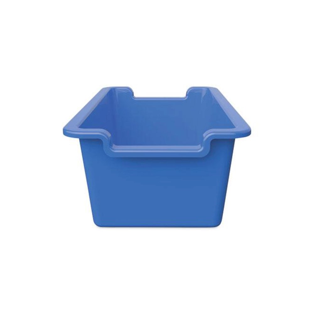 Antimicrobial Rectangle Storage Bin, Blue. Picture 3