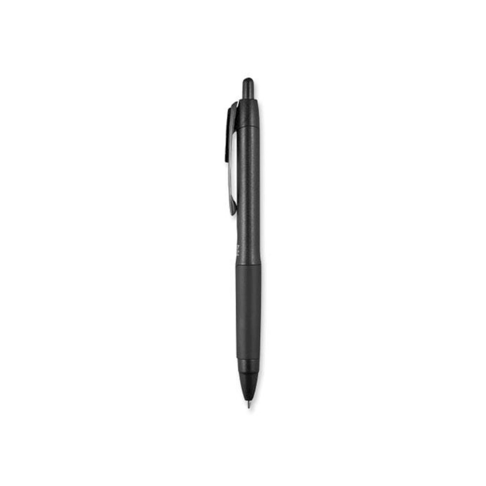 207 Plus+ Gel Pen, Retractable, Medium 0.7 mm, Black Ink, Black Barrel, 36/Pack. Picture 3