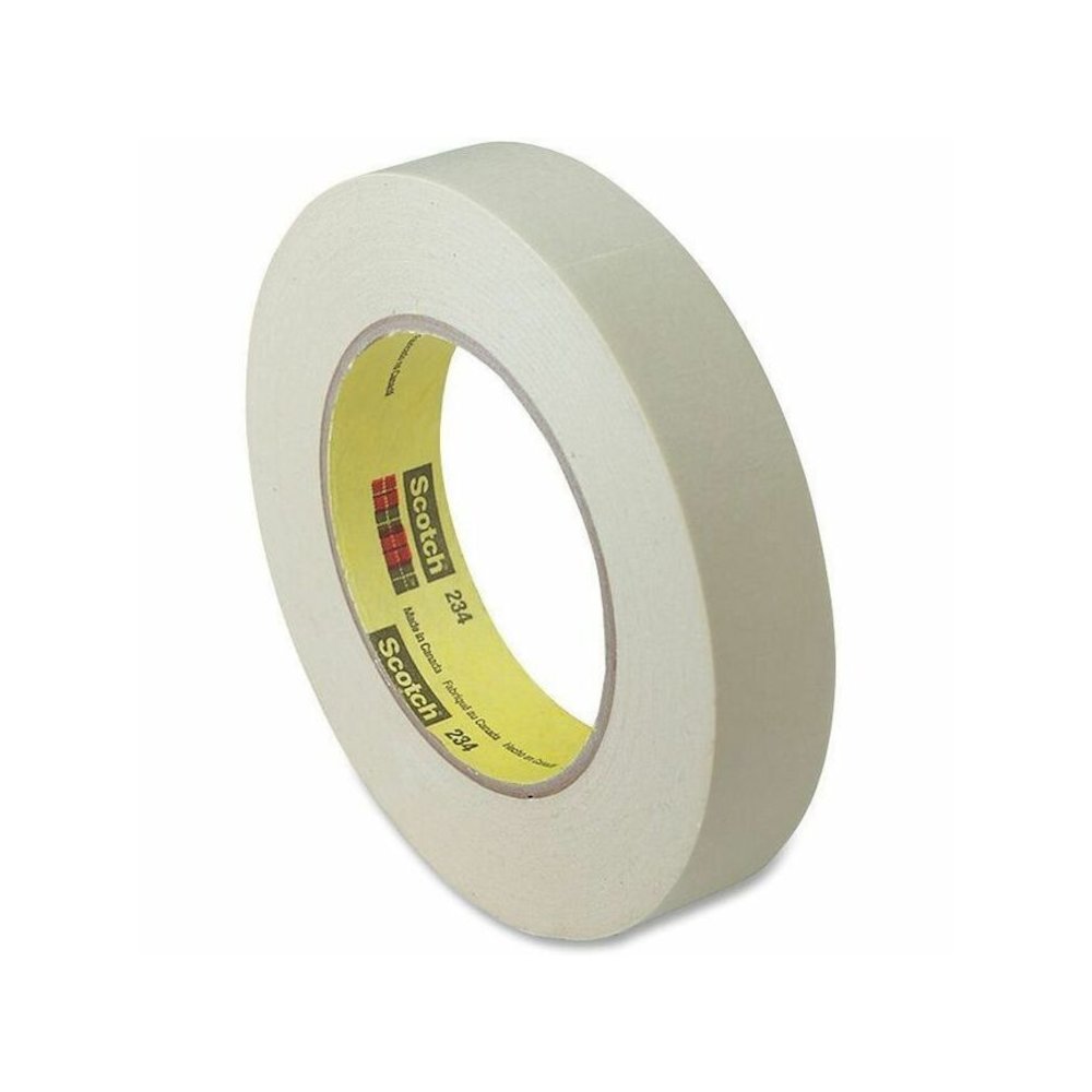 Scotch General-Purpose Masking Tape - 60 yd Length x 1" Width x 5.9 mil Thickness - 3" Core - Tan - Rubber Backing - For Multipurpose - 1 Roll. Picture 1