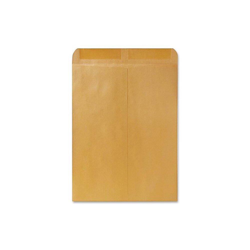 Quality Park 12 x 15-1/2 Heavyweight Catalog Mailing Envelopes - Catalog - #15 1/2 - 12" Width x 15 1/2" Length - 28 lb - Gummed - Kraft - Kraft - 250 / Box. Picture 1