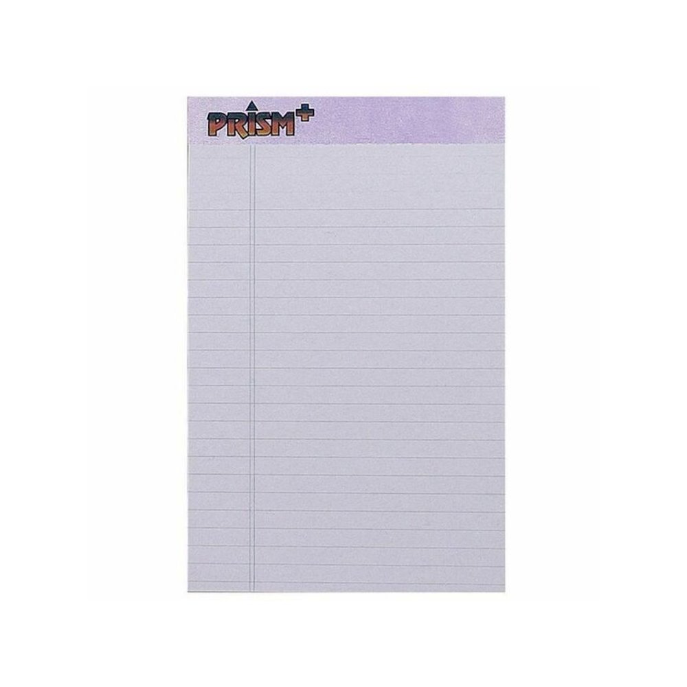 TOPS Prism Plus Legal Pads - Jr.Legal - 50 Sheets - 0.28" Ruled - Jr.Legal - 5" x 8" Sheet Size - Orchid Paper - Chipboard Cover - Hard Cover - 12 / Pack. Picture 1