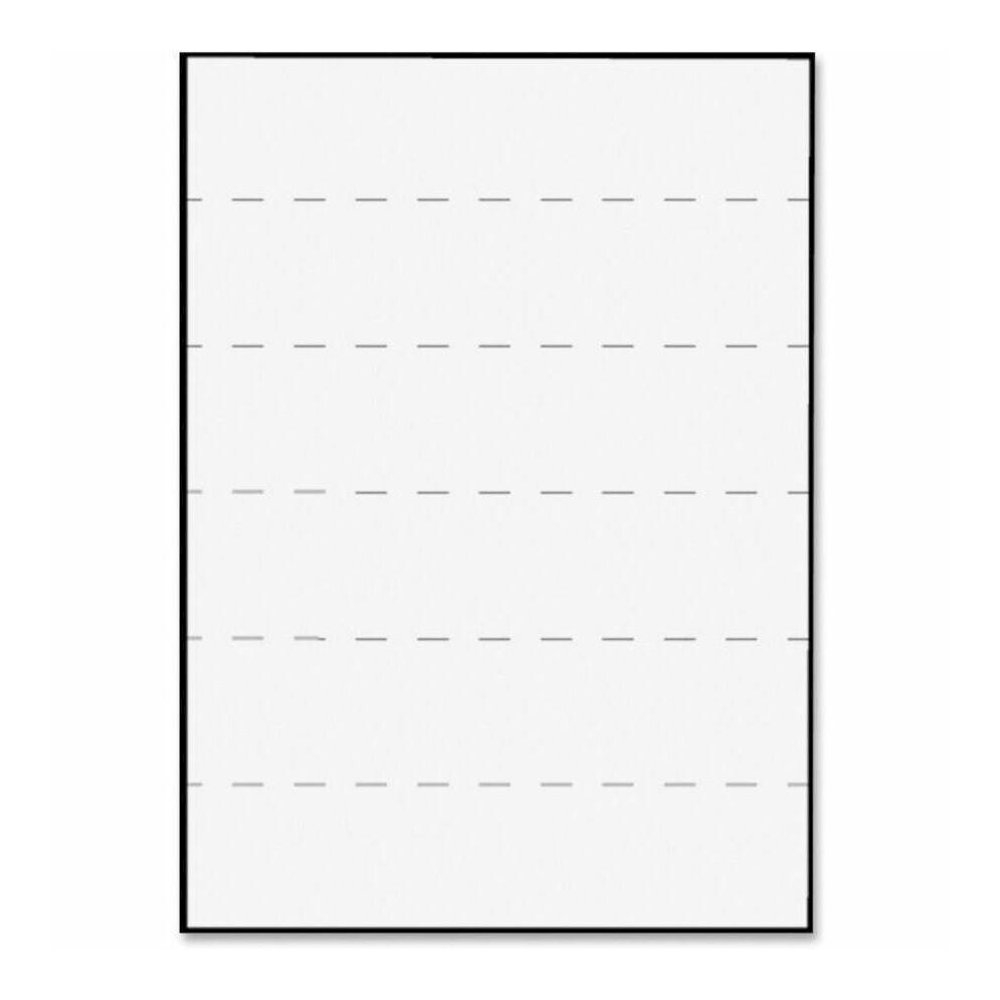 Tabbies 2" Medical Transcription Printer Labels - 8 1/2" Width x 11" Length - Laser - White - 100 / Box - Jam-free. Picture 1