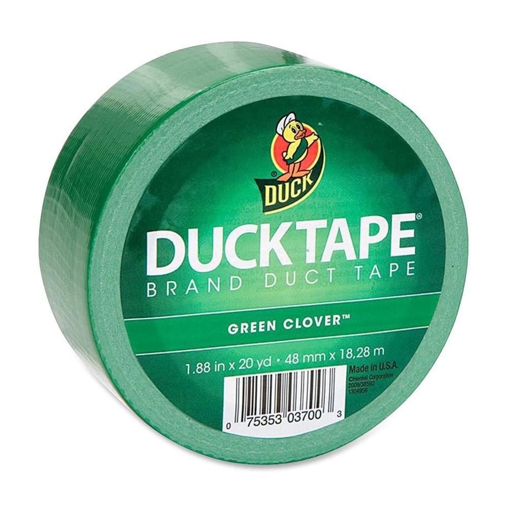 Duck Brand Brand Color Duct Tape - 20 yd Length x 1.88" Width - 1 / Roll - Green. Picture 1