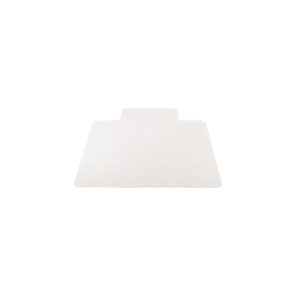 Lorell Wide Lip Chairmat - Hard Floor, Wood Floor, Vinyl Floor, Tile Floor - 60" Length x 46" Width x 0.095" Thickness - Lip Size 12" Length x 25" Width - Vinyl - Clear - 1Each. Picture 12