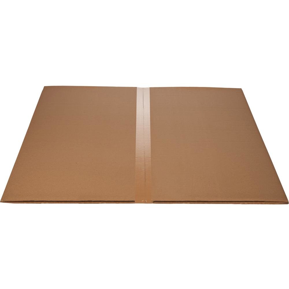 Lorell Wide Lip Chairmat - Hard Floor, Wood Floor, Vinyl Floor, Tile Floor - 60" Length x 46" Width x 0.095" Thickness - Lip Size 12" Length x 25" Width - Vinyl - Clear - 1Each. Picture 15