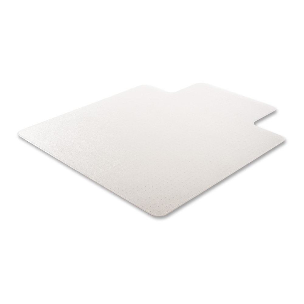 Deflecto RollaMat for Carpet - Home, Office, Carpet - 60" Length x 46" Width - Lip Size 12" Length x 25" Width - Rectangular - Textured - Vinyl - Clear - 1Each. Picture 2