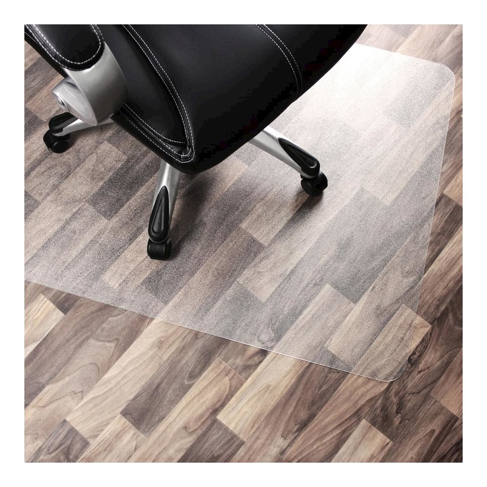 Cleartex&reg; Unomat Anti-Slip Rectangular Chair Mat Hard Floors and Carpet Tiles - 48" x 53" - Clear Rectangular Anti-Slip Polycarbonate Chair Mat for Hard Floors and Carpet Tiles - 53" L x 48" W x 0. Picture 5