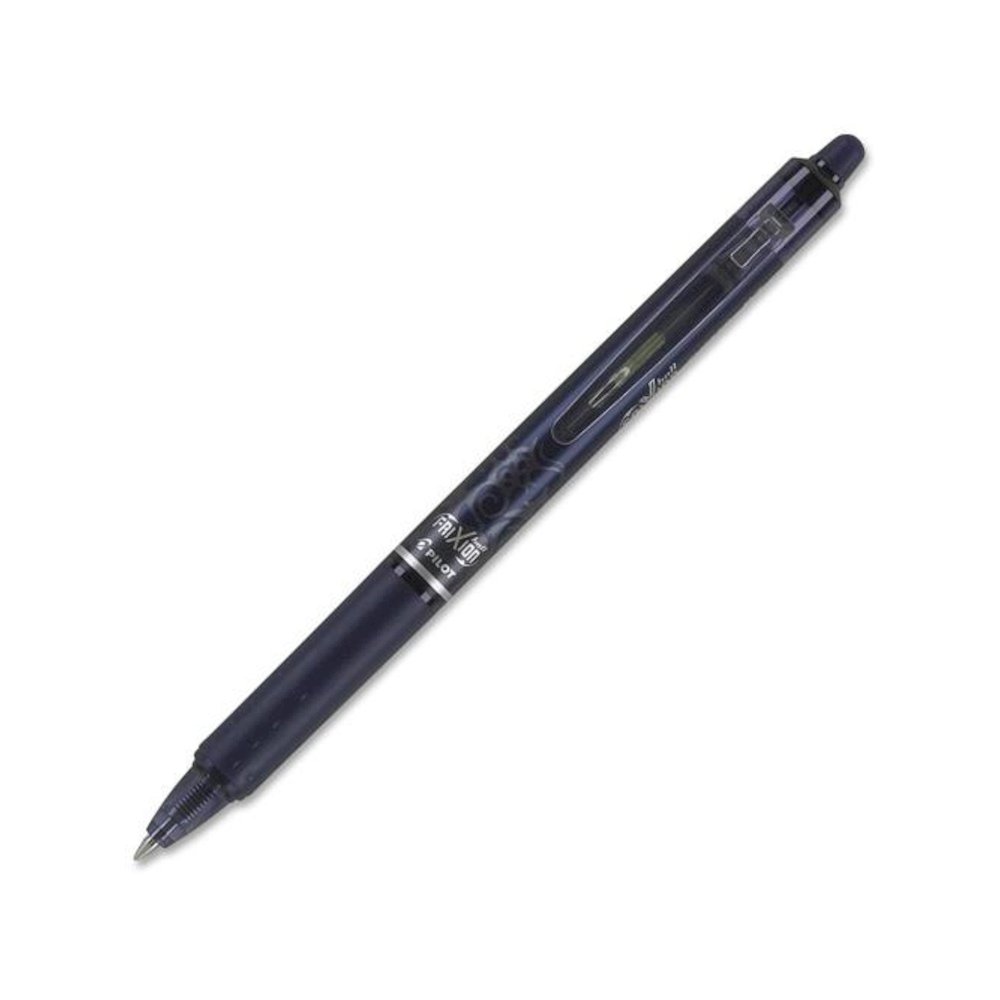 Pilot FriXion .7mm Clicker Erasable Gel Pens - Fine Pen Point - 0.7 mm Pen Point Size - Refillable - Retractable - Navy Blue Gel-based Ink - Navy Blue Barrel - 1 Dozen. Picture 4