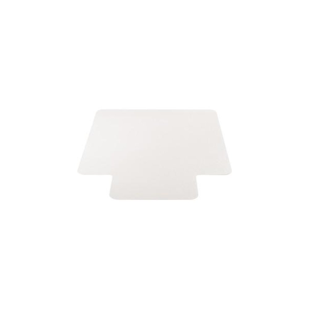 Lorell Wide Lip Chairmat - Hard Floor, Wood Floor, Vinyl Floor, Tile Floor - 60" Length x 46" Width x 0.095" Thickness - Lip Size 12" Length x 25" Width - Vinyl - Clear - 1Each. Picture 7