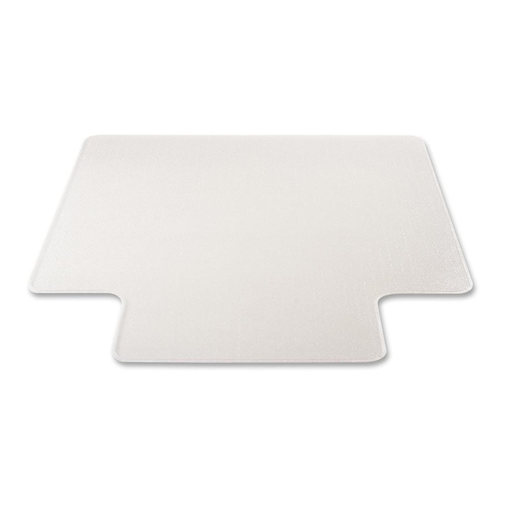 Deflecto RollaMat for Carpet - Home, Office, Carpet - 60" Length x 46" Width - Lip Size 12" Length x 25" Width - Rectangular - Textured - Vinyl - Clear - 1Each. Picture 3