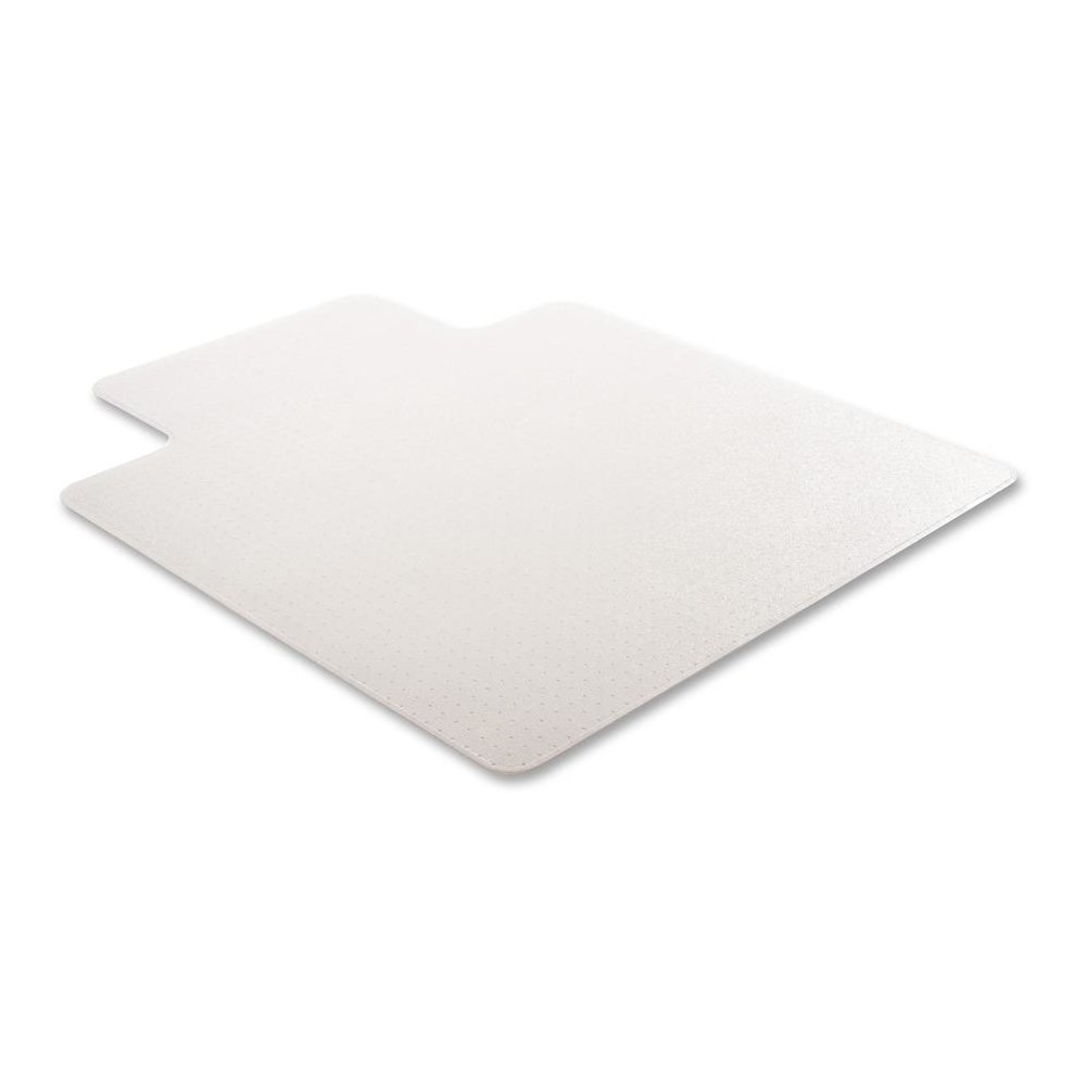 Deflecto RollaMat for Carpet - Home, Office, Carpet - 60" Length x 46" Width - Lip Size 12" Length x 25" Width - Rectangular - Textured - Vinyl - Clear - 1Each. Picture 4