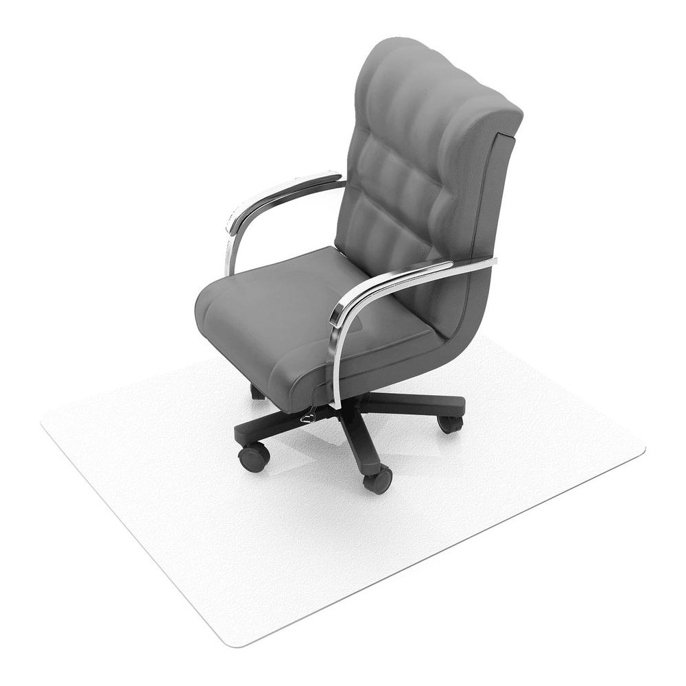 Cleartex&reg; Unomat Anti-Slip Rectangular Chair Mat Hard Floors and Carpet Tiles - 48" x 53" - Clear Rectangular Anti-Slip Polycarbonate Chair Mat for Hard Floors and Carpet Tiles - 53" L x 48" W x 0. Picture 1