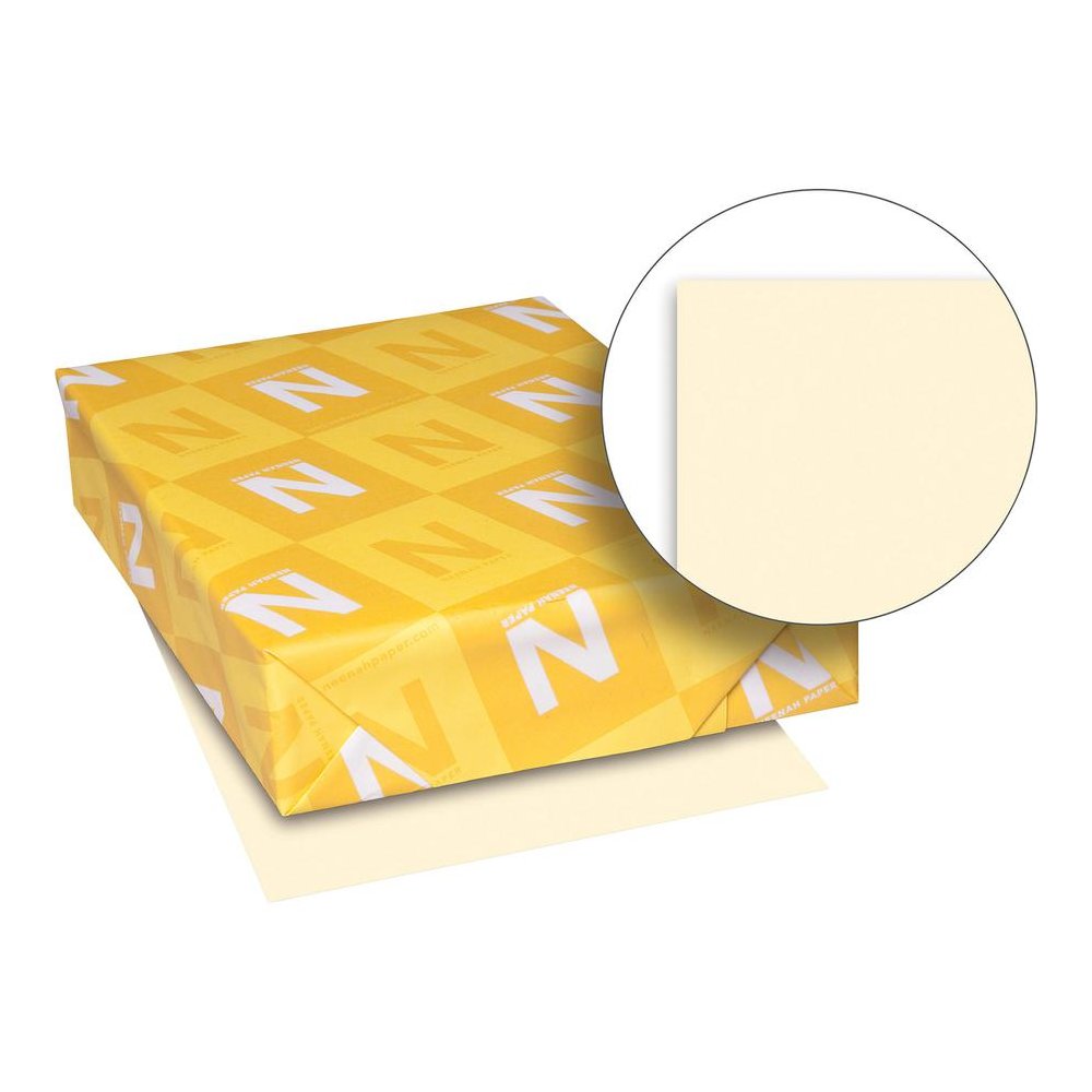 Classic Crest Premium Paper with Smooth Finish - Ivory - Letter - 8 1/2" x 11" - 24 lb Basis Weight - Smooth - 500 / Ream - Carbon Neutral Plus - Watermarked, Acid-free, Precision-cut - Baronial Ivory. Picture 4