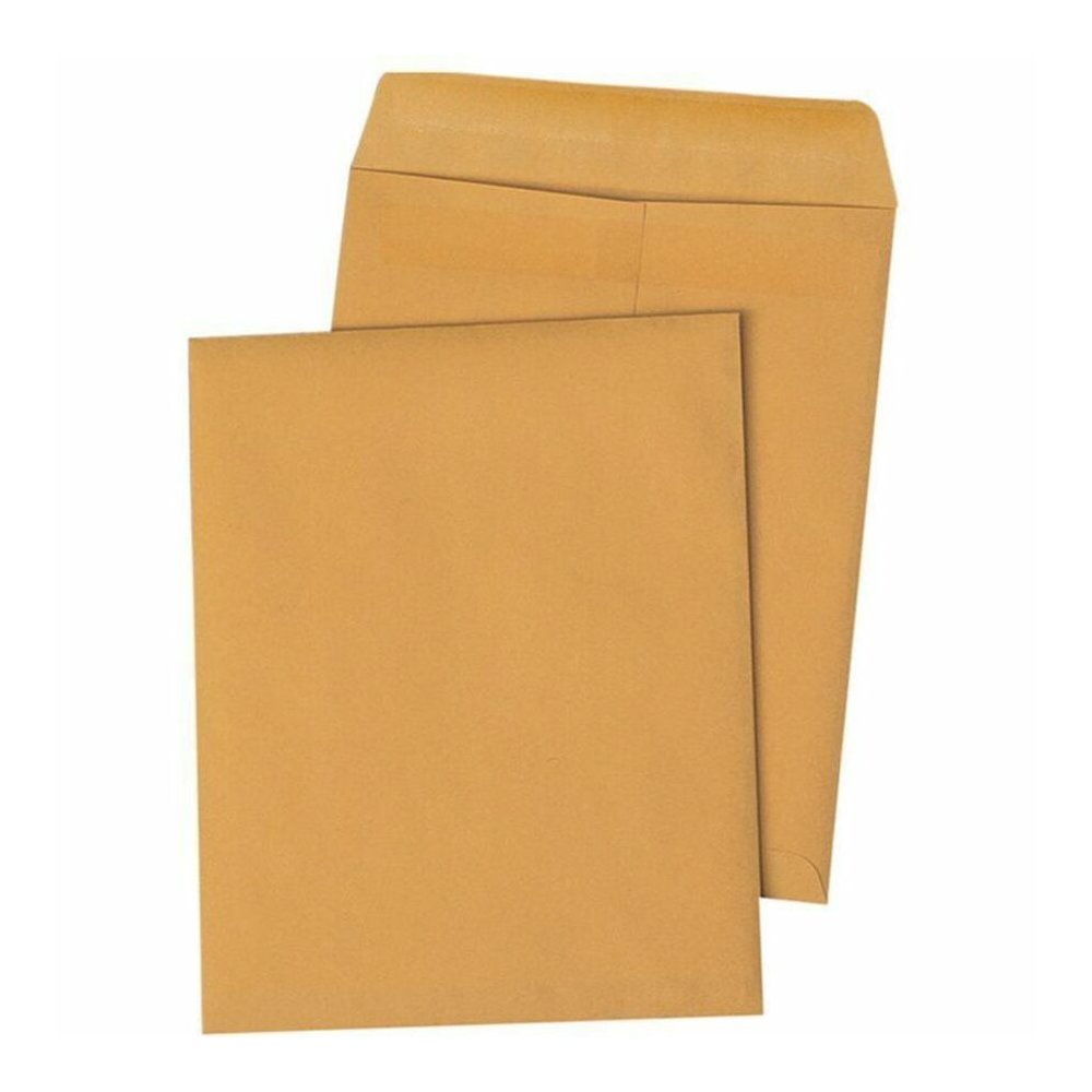 Quality Park Redi-Seal Catalog Envelopes - Catalog - 12" Width x 15 1/2" Length - 28 lb - Flap - Brown - Kraft - 250 / Carton. Picture 1