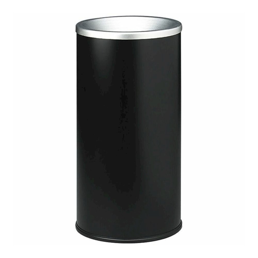 Safco Sand Fill Ash Urns - Round - 10" Opening Diameter - 20" Height - Steel - Black - 1 Each. Picture 1