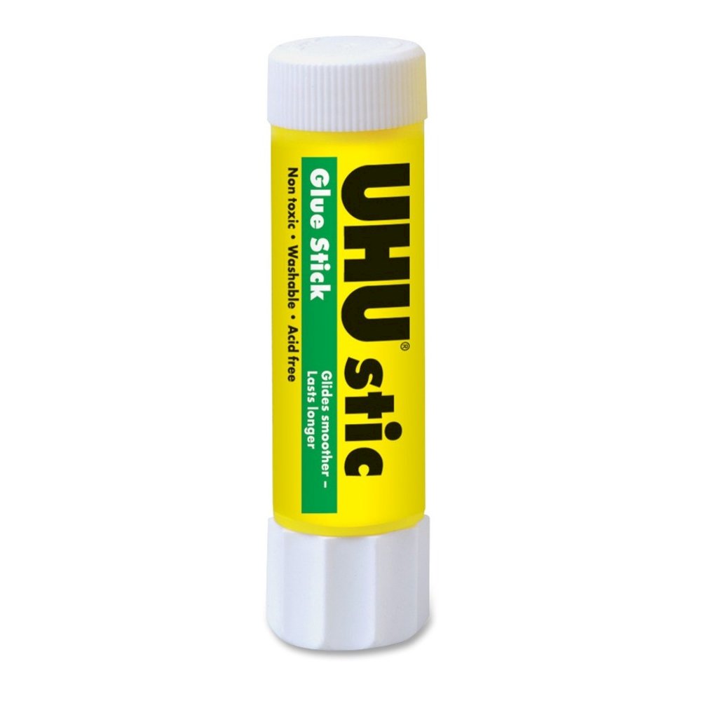 UHU Glue Stic, Clear, 40g - 1.41 oz - Clear - 12 / Box. Picture 1