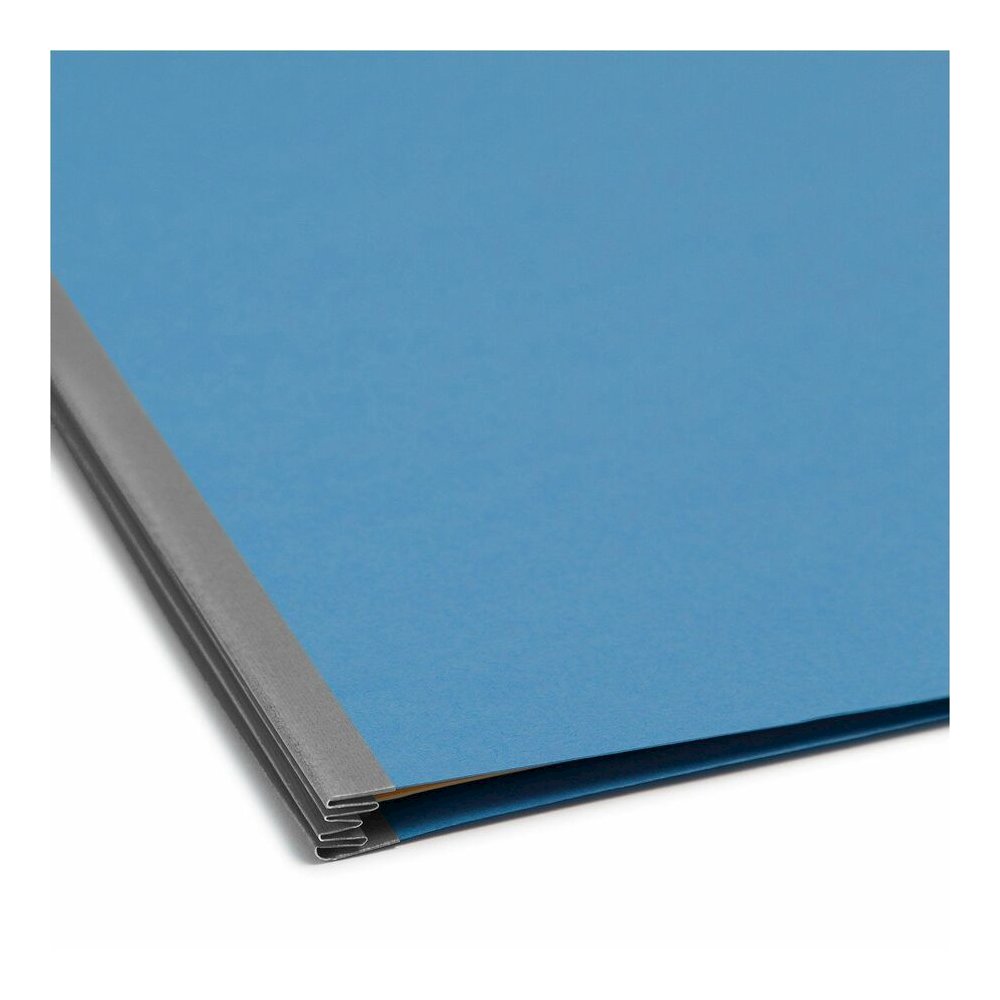 Smead Colored 2/5 Tab Cut Letter Recycled Classification Folder - 8 1/2" x 11" - 2" Expansion - 2 x 2B Fastener - 2" for Folder - Top Tab Location - Right of Center Tab Position - 1 Divider - 14 pt. -. Picture 2