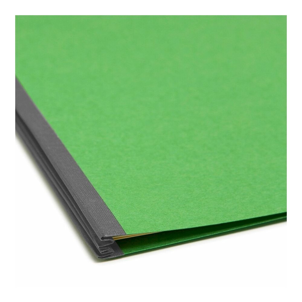 Smead Colored 2/5 Tab Cut Letter Recycled Classification Folder - 8 1/2" x 11" - 2" Expansion - 2 x 2B Fastener - 2" for Folder - Top Tab Location - Right of Center Tab Position - 1 Divider - 14 pt. -. Picture 2