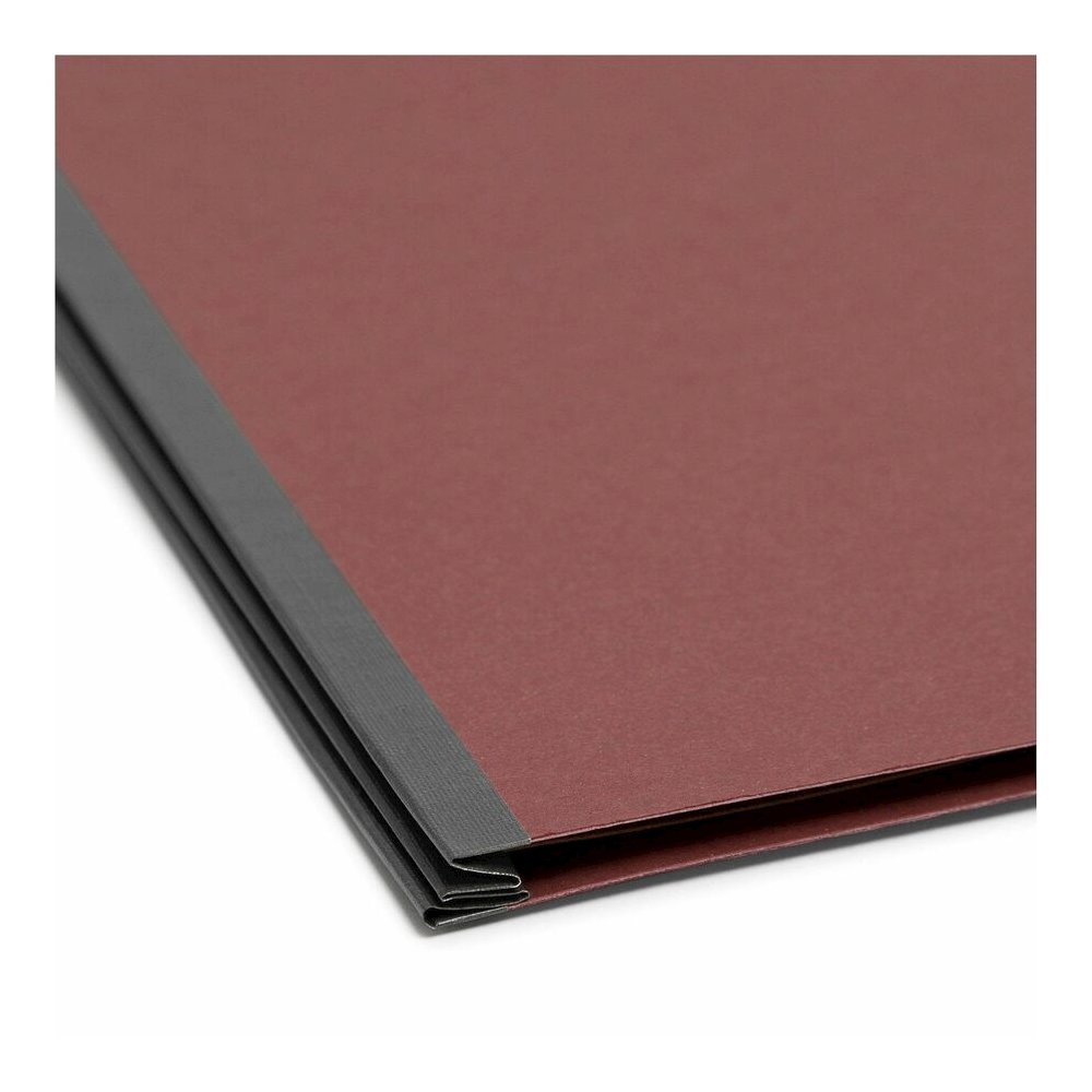 Smead SafeSHIELD 2/5 Tab Cut Letter Recycled Classification Folder - 8 1/2" x 11" - 2" Expansion - 2 x 2S Fastener - Folder - Top Tab Location - Right of Center Tab Position - 1 Divider - 25 pt. - Pre. Picture 2