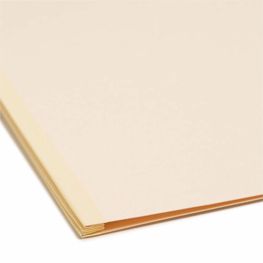Smead 2/5 Tab Cut Letter Recycled Classification Folder - 8 1/2" x 11" - 2" Expansion - 2 x 2B Fastener - 2" for Folder - Top Tab Location - Right of Center Tab Position - 2 Divider - 18 pt. - 2 Plys . Picture 4