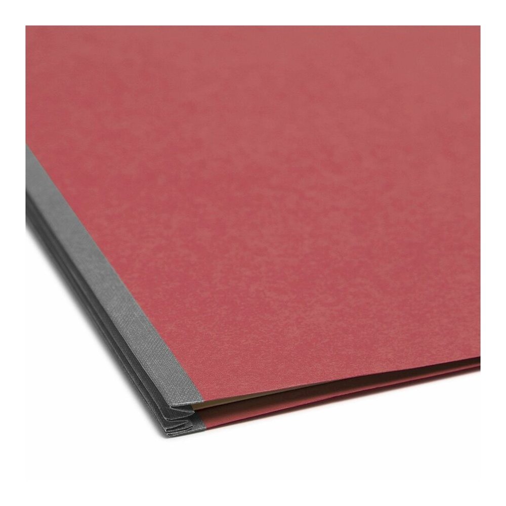 Smead Colored 2/5 Tab Cut Letter Recycled Classification Folder - 8 1/2" x 11" - 2" Expansion - 2 x 2B Fastener - 2" for Folder - Top Tab Location - Right of Center Tab Position - 2 Divider - 14 pt. -. Picture 2