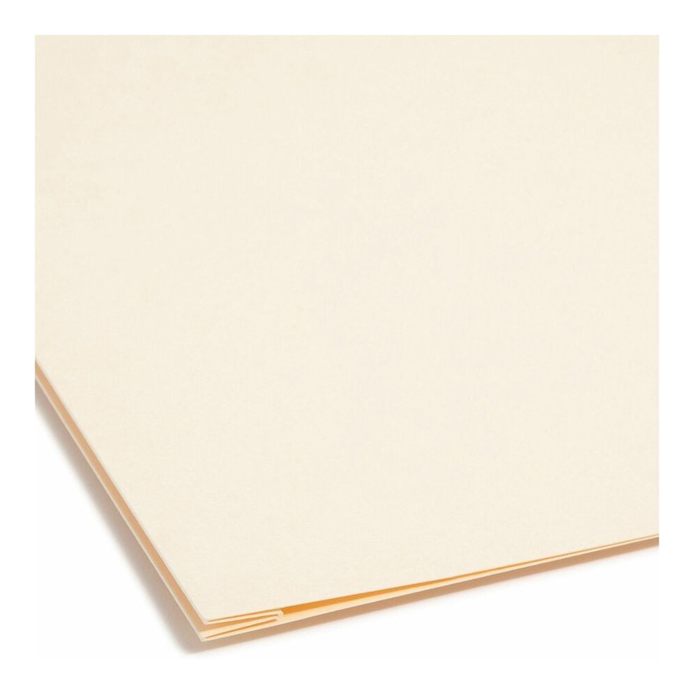 Smead 1/3 Tab Cut Letter Recycled Fastener Folder - 8 1/2" x 11" - 1 1/2" Expansion - 2 x 2B Fastener - 1 1/2" for Folder - Top Tab Location - Assorted Tab Position - 14 pt. - 2 Plys - Manila - Reinfo. Picture 2