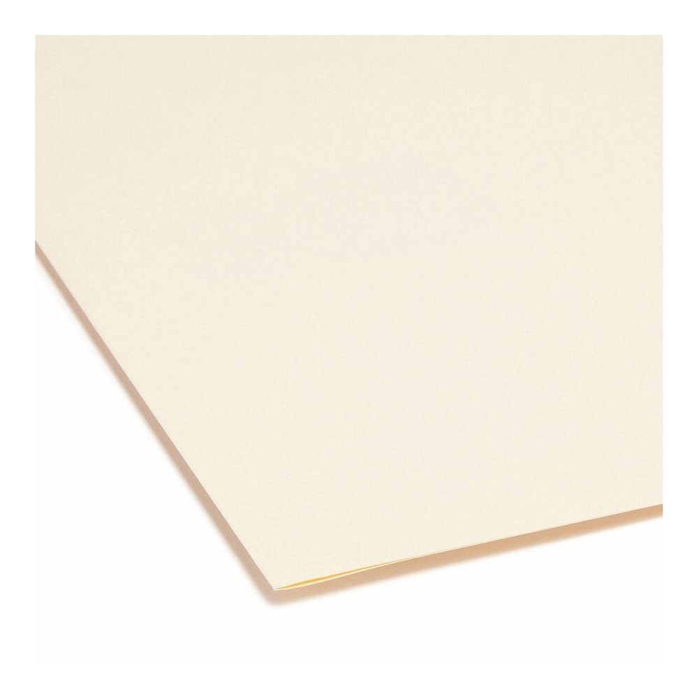Smead 1/3 Tab Cut Legal Recycled Top Tab File Folder - 8 1/2" x 14" - 3/4" Expansion - Top Tab Location - Third Tab Position - 11 pt. - 2 Plys - Manila - Reinforced, Rounded Corner, Durable, Reinforce. Picture 2