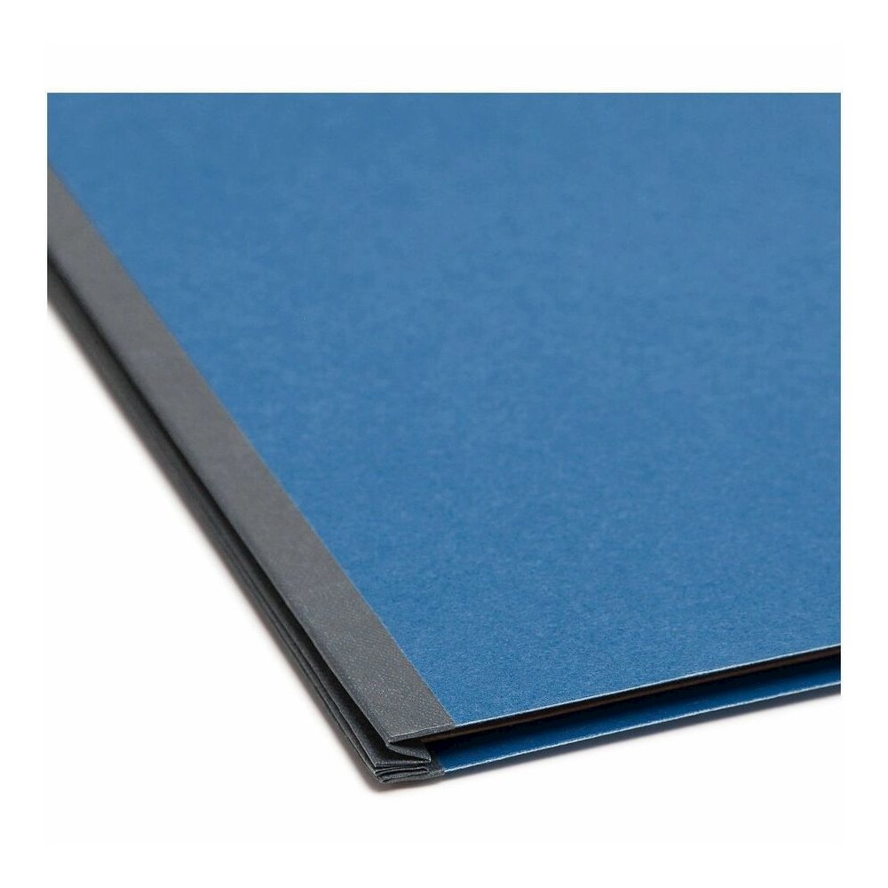 Smead SafeSHIELD 2/5 Tab Cut Legal Yes Classification Folder - 8 1/2" x 14" - 2" Expansion - 2 x 2S Fastener - 2" for Folder - Top Tab Location - Right of Center Tab Position - 2 Divider - 25 pt. - Pr. Picture 2