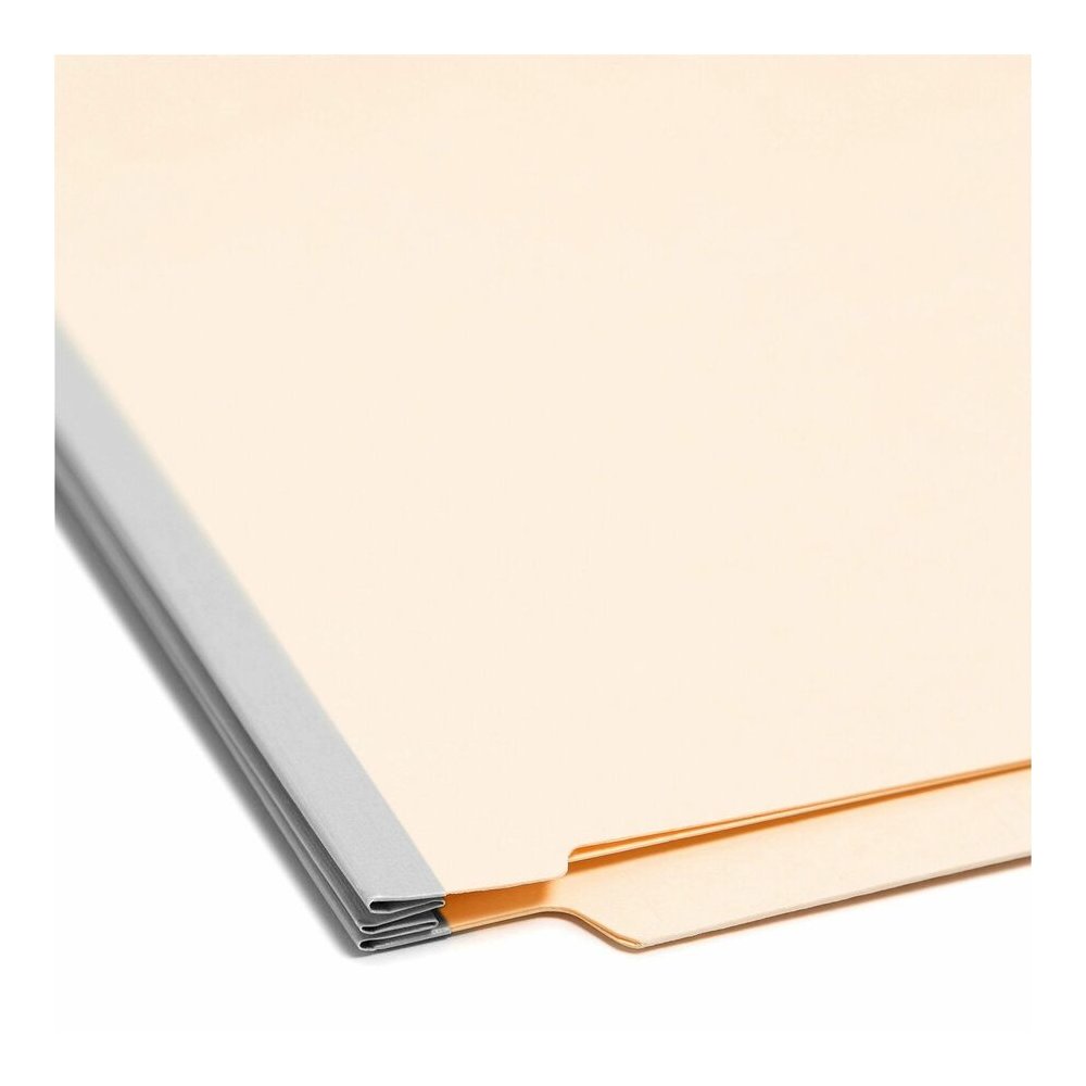 Smead Legal Recycled Classification Folder - 8 1/2" x 14" - 2" Expansion - 2 x 2B Fastener - 2" for Folder - End Tab Location - 2 Divider - 18 pt. - Pressboard - Manila - 10% Recycled - 10 / Box. Picture 2