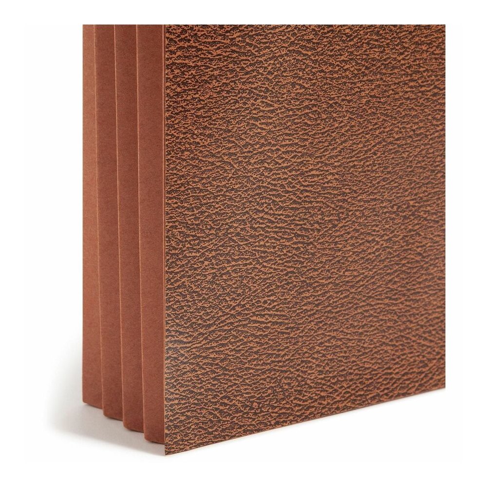 Smead Legal Recycled File Wallet - 8 1/2" x 14" - 3 1/2" Expansion - Redrope - Elastic Closure, Reinforced Gusset, Flap - 30% Recycled - 1 Each. Picture 2