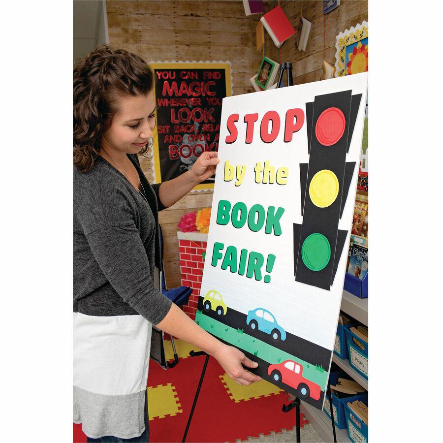UCreate Foam Board - Mounting, Classroom, Craft, Frame, Display, School Project - 22" Height x 28" Width x 187.5 mil Thickness - White - Polystyrene - 5 / Carton. Picture 4