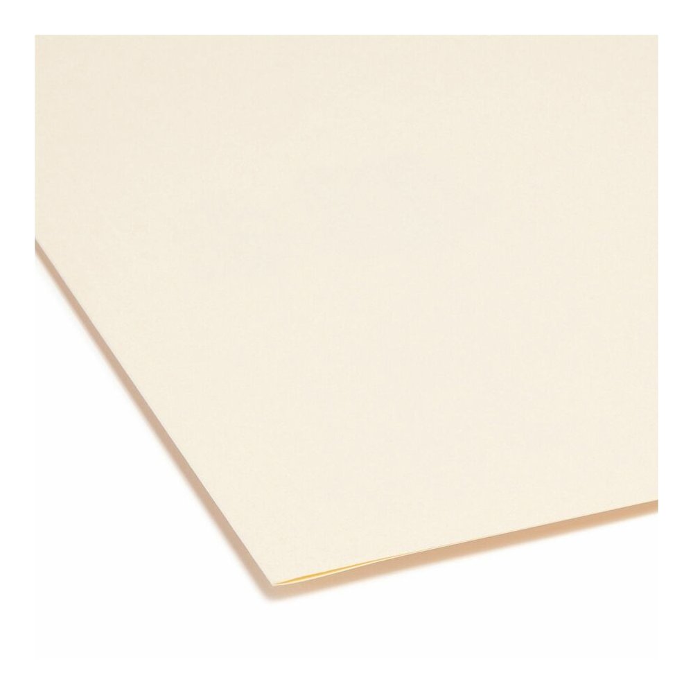 Smead SuperTab 1/3 Tab Cut Letter Recycled Top Tab File Folder - 8 1/2" x 11" - 3/4" Expansion - Top Tab Location - Assorted Tab Position - 11 pt. - 1 Plys - Manila - 10% Recycled - 100 / Box. Picture 2