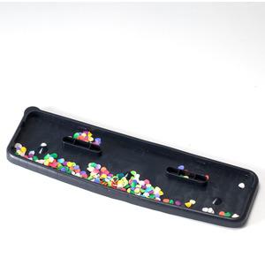 Officemate EZ Lever Adjustable 2-3 Hole Punch - 3 Punch Head(s) - 15 Sheet of 20lb Paper - 9/32" Punch Size - Silver. Picture 4