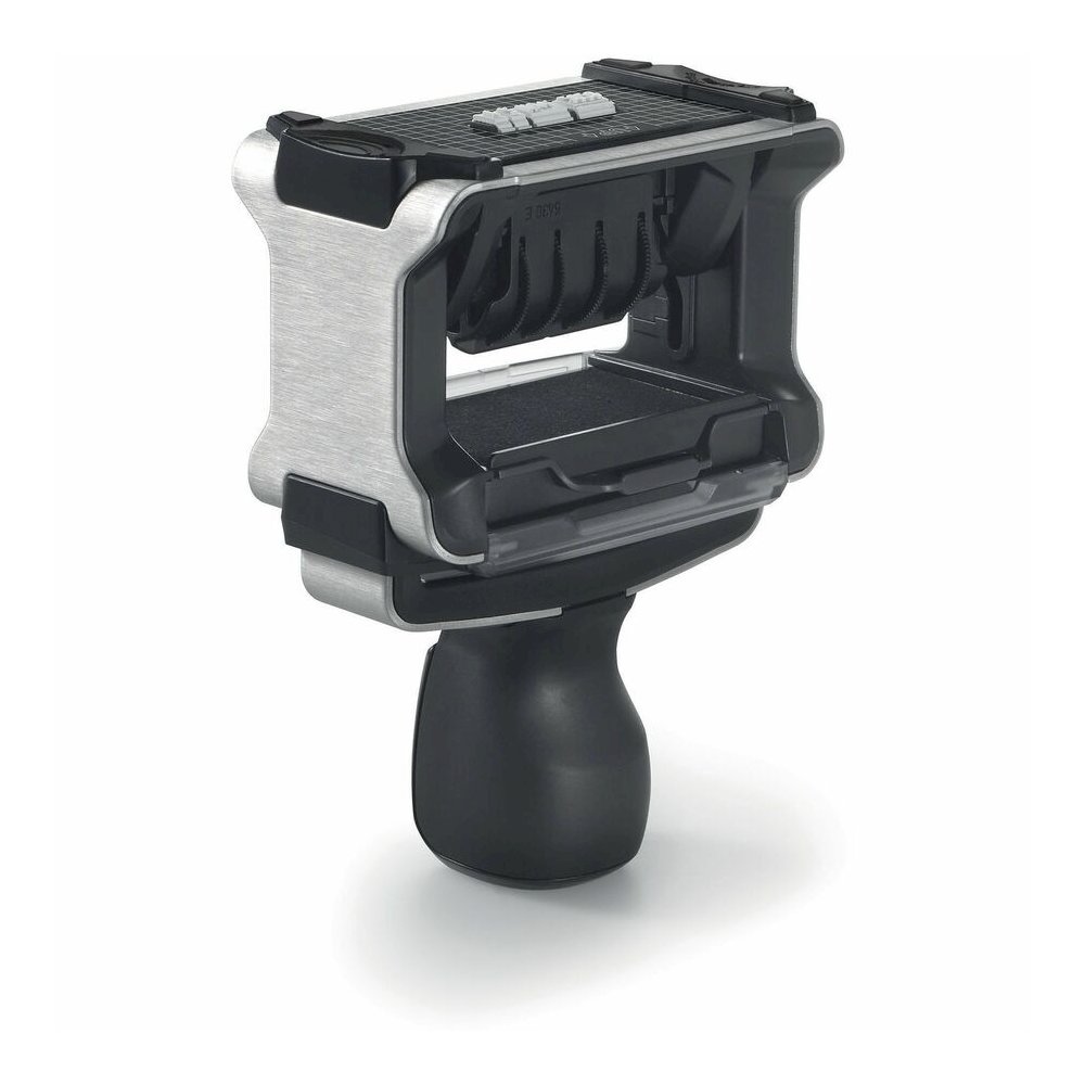 Trodat Professional 5-in-1 Date Stamp - Date Stamp - ENTERED, PAID, FAXED, RECEIVED - 10000 Impression(s) - Blue, Red - Recycled - 1 Each. Picture 2