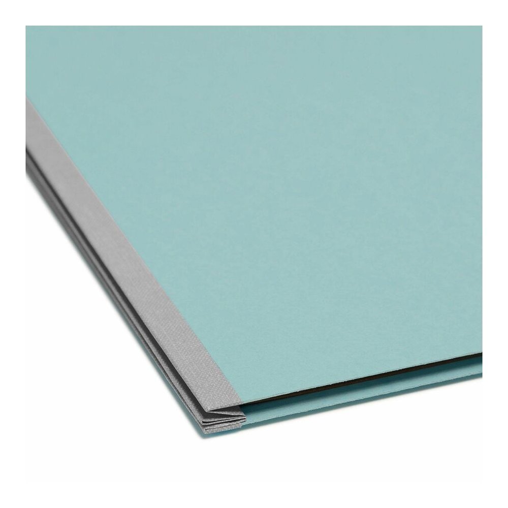 Smead 2/5 Tab Cut Letter Recycled Classification Folder - 8 1/2" x 11" - 2" Expansion - 2 x 2K Fastener - 2" Fastener Capacity - Top Tab Location - Right of Center Tab Position - 2 Divider - 25 pt. - . Picture 2