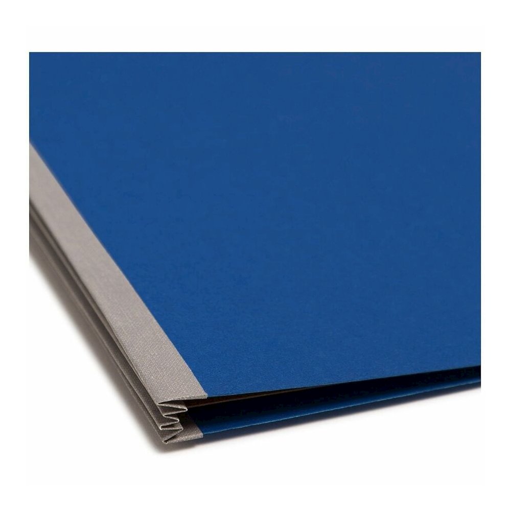 Smead SafeSHIELD 2/5 Tab Cut Letter Recycled Classification Folder - 8 1/2" x 11" - 2" Expansion - 2 x 2S Fastener - 2" for Folder, Divider - Top Tab Location - Right of Center Tab Position - 2 Divide. Picture 2