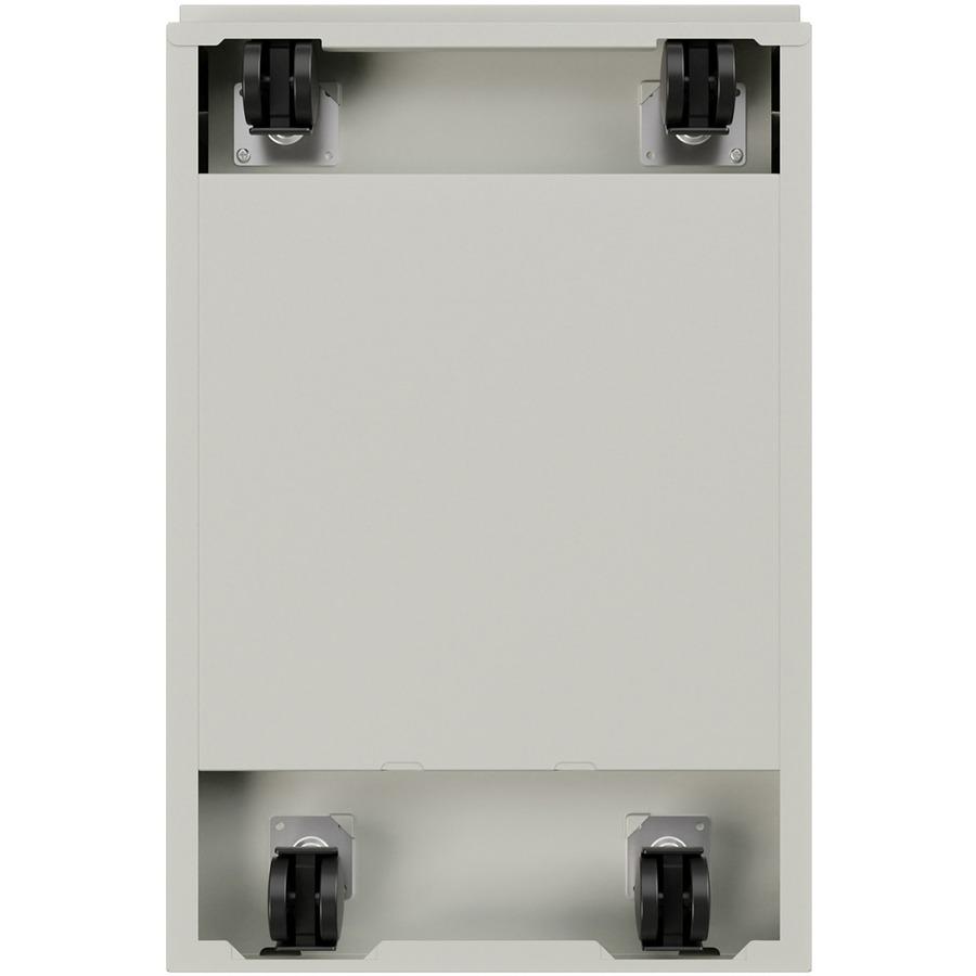 Lorell 23" Box/Box/File Mobile File Cabinet with Full-Width Pull - 15" Width x 22.9" Depth x 27.7" Height - 3 x Drawer(s) for Box, File - Letter - Vertical - Ball-bearing Suspension, Security Lock, Re. Picture 4