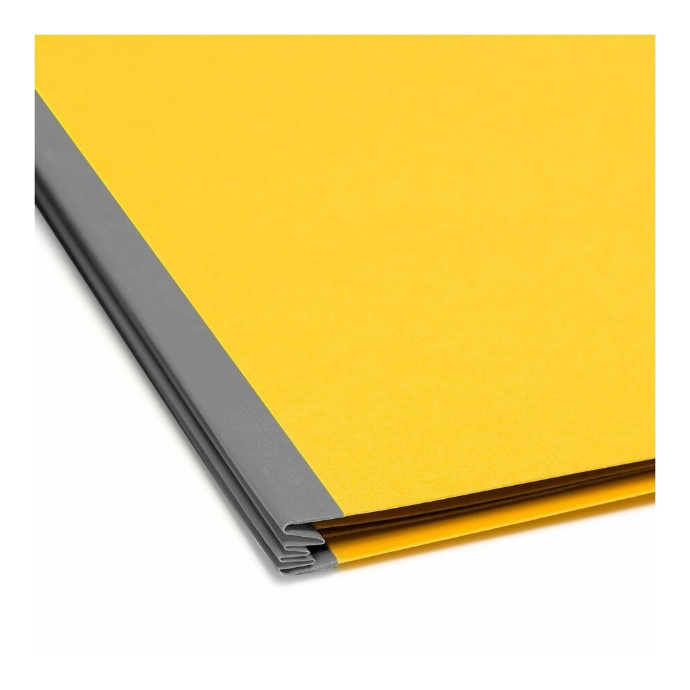 Smead 2/5 Tab Cut Letter Recycled Classification Folder - 8 1/2" x 11" - 2" Expansion - 2 x 2K Fastener - 2" Fastener Capacity - Top Tab Location - Right of Center Tab Position - 2 Divider - 25 pt. - . Picture 2