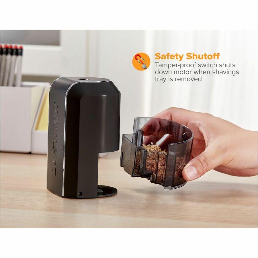 Bostitch Vertical Electric Pencil Sharpener - Desktop - 1 Hole(s) - Black - 1 Each. Picture 3