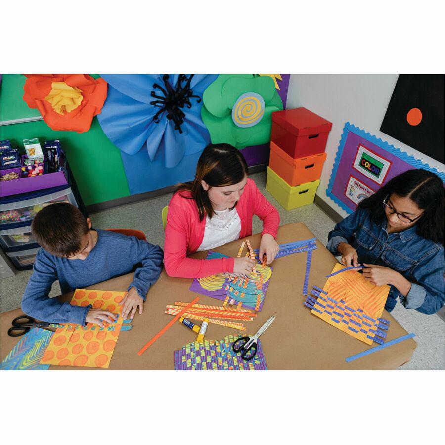 Tru-Ray Construction Paper - Art Project - 18" Width x 12" Length - Lively Lemon - Sulphite - 1 Pack. Picture 4