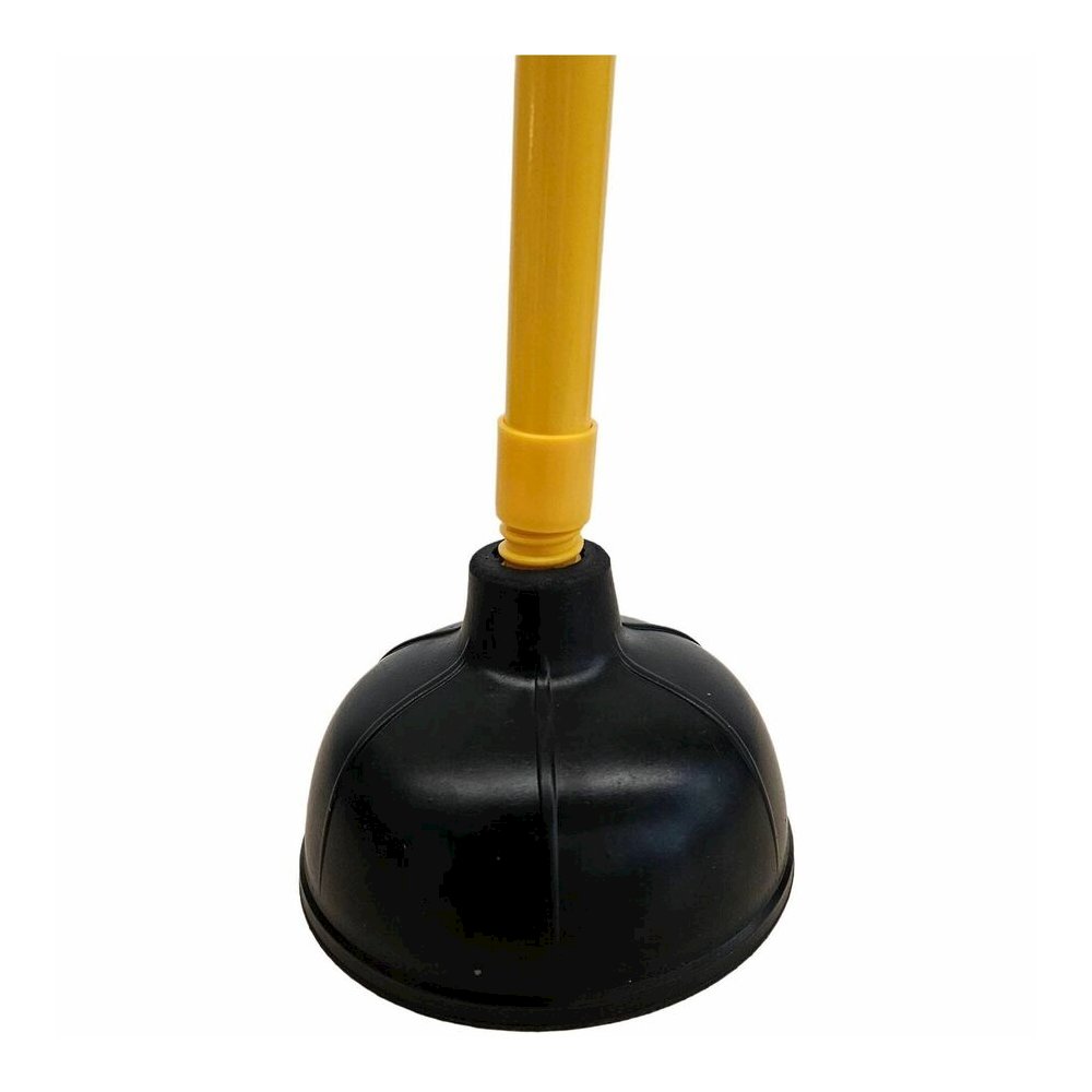 Genuine Joe Value Plus Plunger - 5.75" Cup Diameter - 23" Length - Yellow - Drain, Toilet, Pipe. Picture 2