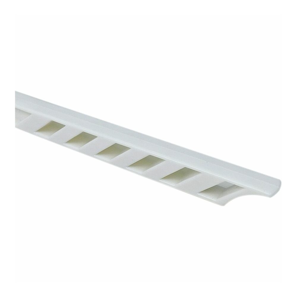 Genuine Joe Toilet Bowl Mop - 4.50" Height Head - 12" Length Plastic Handle - Durable, Scrubber Strip, Acid Resistant - White - 25 / Carton. Picture 2
