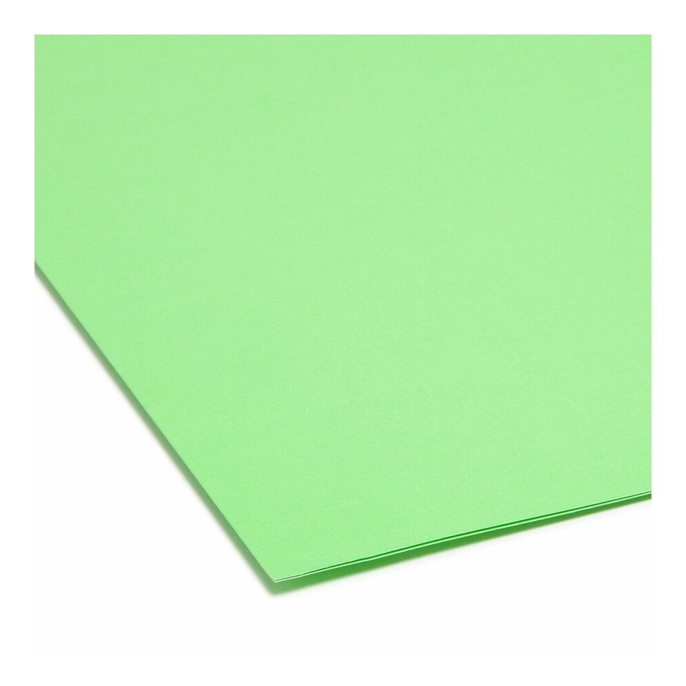 Smead SuperTab 1/3 Tab Cut Letter Recycled Top Tab File Folder - 8 1/2" x 11" - 3/4" Expansion - Top Tab Location - 11 pt. - Bright Purple, Bright Pink, Bright Green, Bright Blue - Labeling Area, Stur. Picture 2