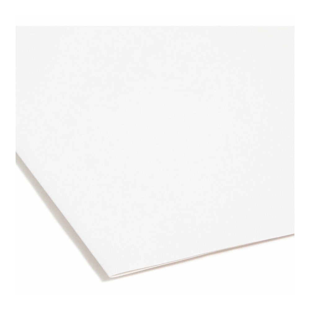Smead FasTab 1/3 Tab Cut Letter Yes Hanging Folder - 8 1/2" x 11" - Assorted Tab Position - 11 pt. - White - Labeling Area, Write-on Tab, Reinforced Tab, Embossed Tab, Coated Rod Tip - 10% Recycled - . Picture 2