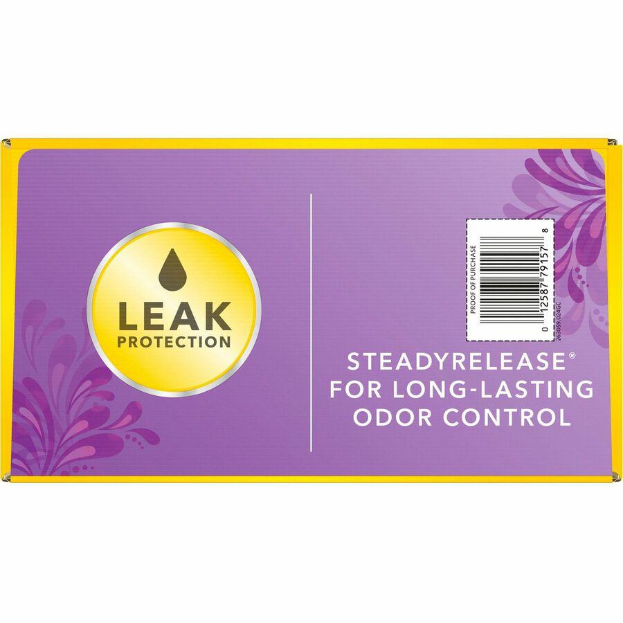 Glad ForceFlex Tall Kitchen Drawstring Trash Bags - Mediterranean Lavender with Febreze Freshness - 13 gal Capacity - 23.75" Width x 25.38" Length - 0.72 mil (18 Micron) Thickness - Drawstring Closure. Picture 3
