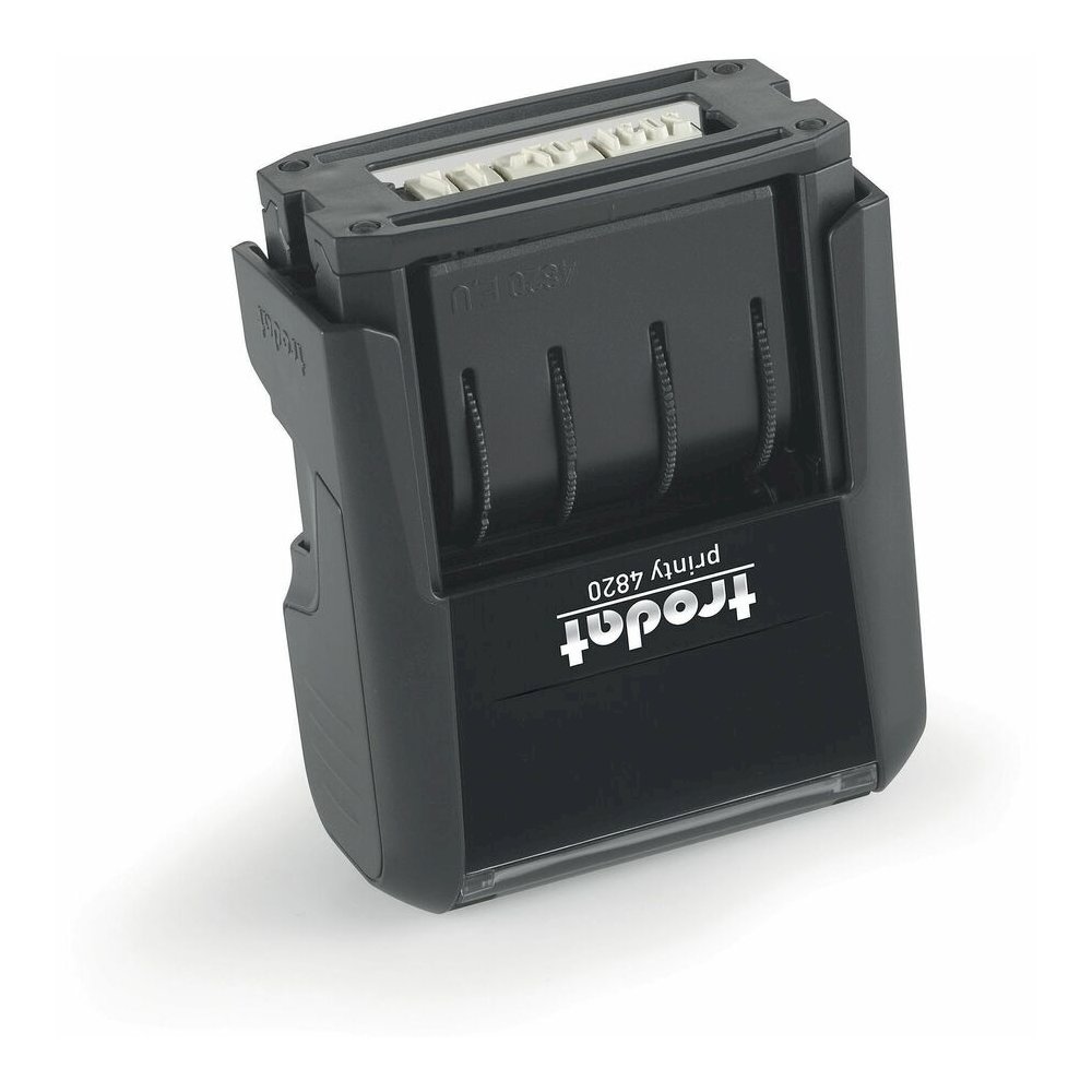 Trodat Date Only Stamp - Date Stamp - 0.38" Impression Width x 1.62" Impression Length - 10000 Impression(s) - Black - Recycled - 1 Each. Picture 2