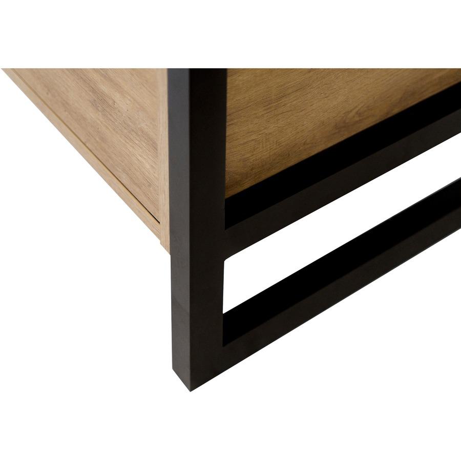 Mason Laminate Double Pedestal Executive Desk. Picture 3