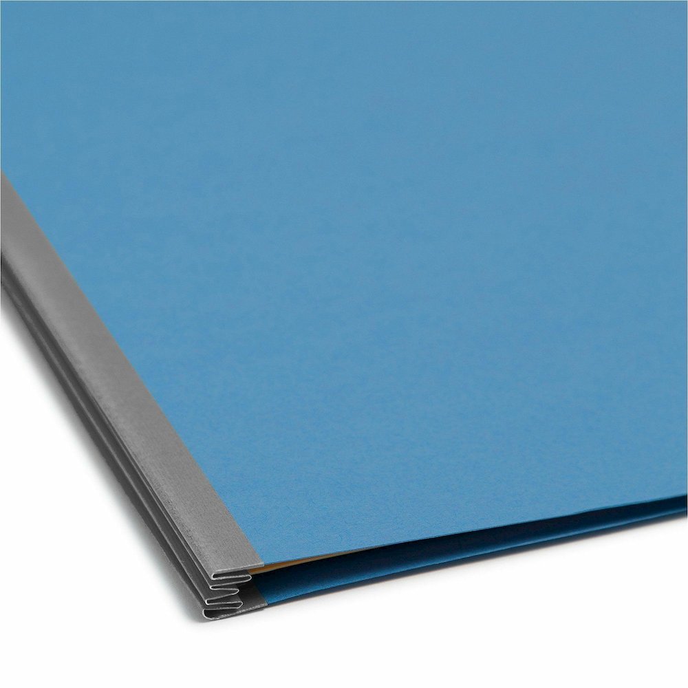 Smead Colored 2/5 Tab Cut Letter Recycled Classification Folder - 8 1/2" x 11" - 2" Expansion - 2 x 2B Fastener - 2" for Folder - Top Tab Location - Right of Center Tab Position - 1 Divider - 14 pt. -. Picture 3