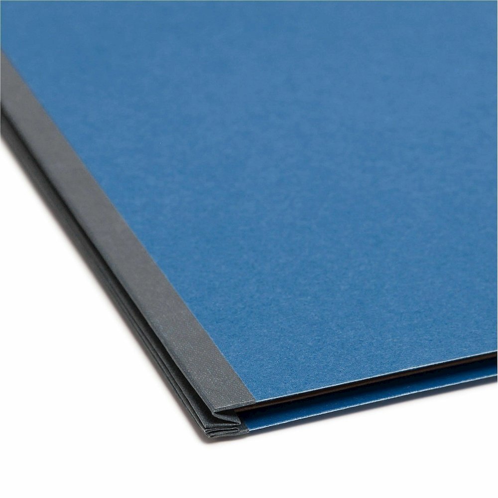 Smead SafeSHIELD 2/5 Tab Cut Letter Recycled Classification Folder - 8 1/2" x 11" - 2" Expansion - 2 x 2S Fastener - 2" for Folder - Top Tab Location - Right of Center Tab Position - 1 Divider - 25 pt. Picture 3